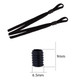 5mm Elastic Band with Plastic Cord Stopper - (Pack of 10)